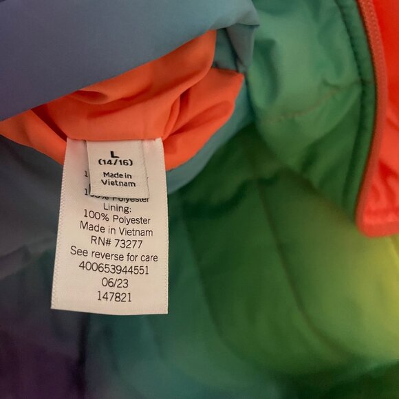 Crayola x Kohl's - Puffer Vest - NWT - Reversible - Kids Size L (14/16) - Picture 8 of 12